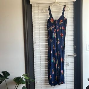 madewell floral jump suit